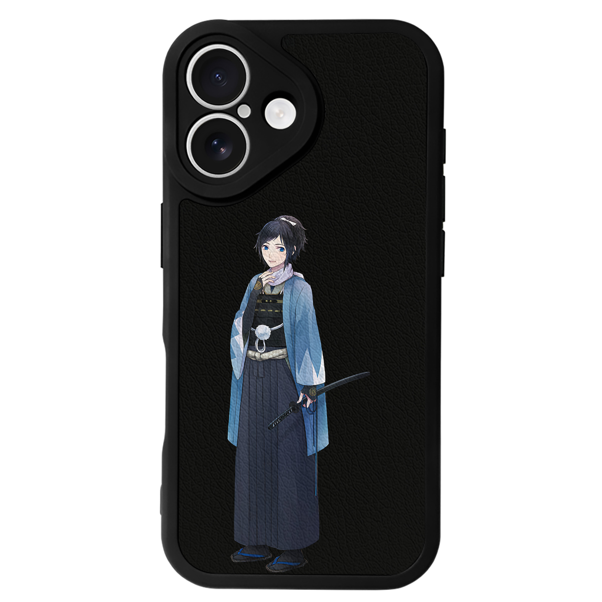 （画像用） 刀剣乱舞 Touken Ranbu 【iPhone 16シリーズ対応】シリコンスマホケース（レザー調） 材質：シリコン